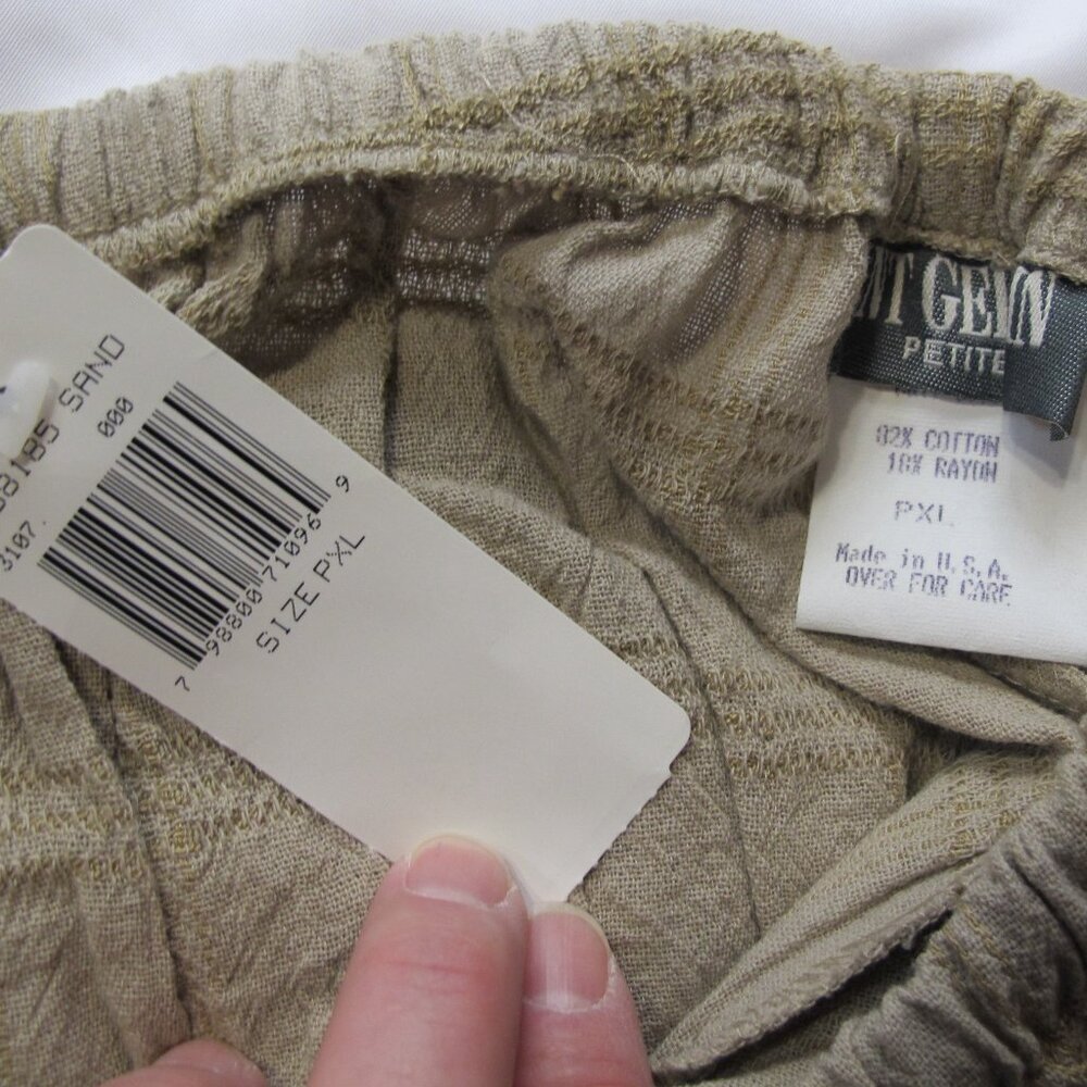 NWT St. Germain Petite beige windowpane 3-piece s… - image 9